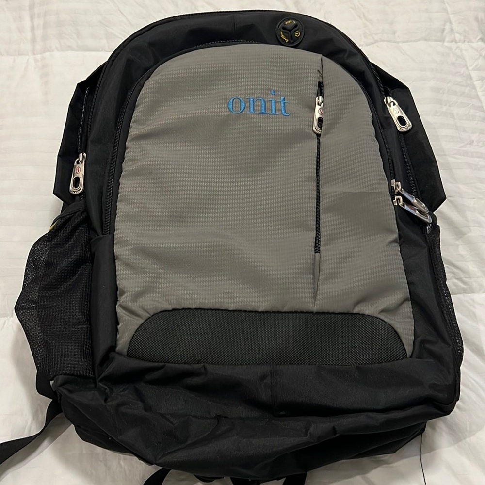 Black and Gray Men's Backpack